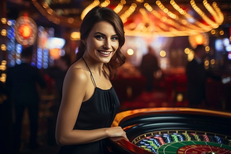 Black and gold mines play checklist with responsible gaming cues